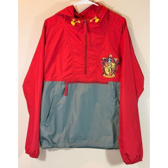 NWOT Universal Studios Wizarding World of Harry Potter Gryffindor Windbreaker S - Picture 1 of 10
